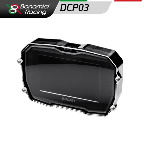 [ 보나미치 레이싱 ] DCP03 알루미늄 계기판 가드 – Ducati Panigale V4 / V4S / V4R 2017~